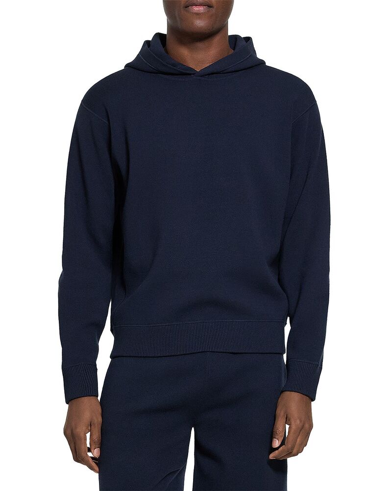 セオリー メンズ アウター パーカー・スウェット Theory Relaxed Hoodie Light Bilen Dark Eclipse