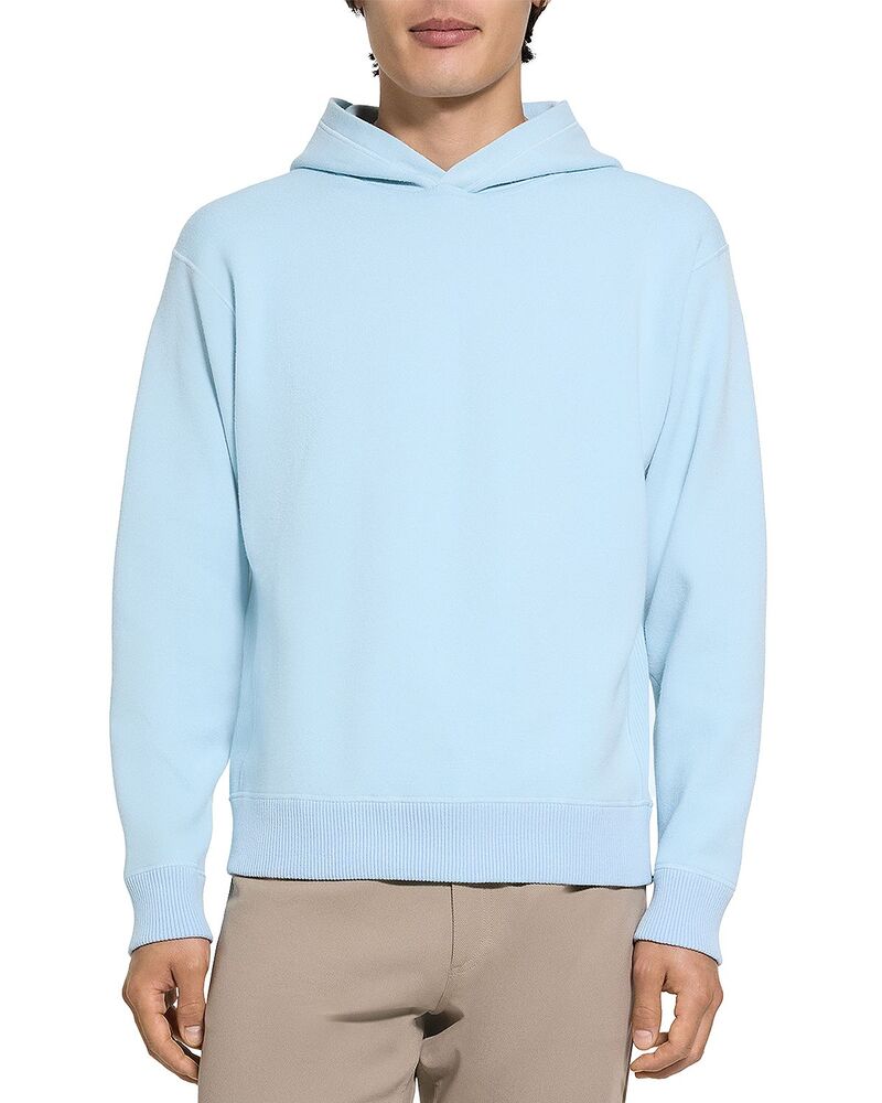 セオリー メンズ アウター パーカー・スウェット Theory Relaxed Hoodie Light Bilen Light Ocean Air