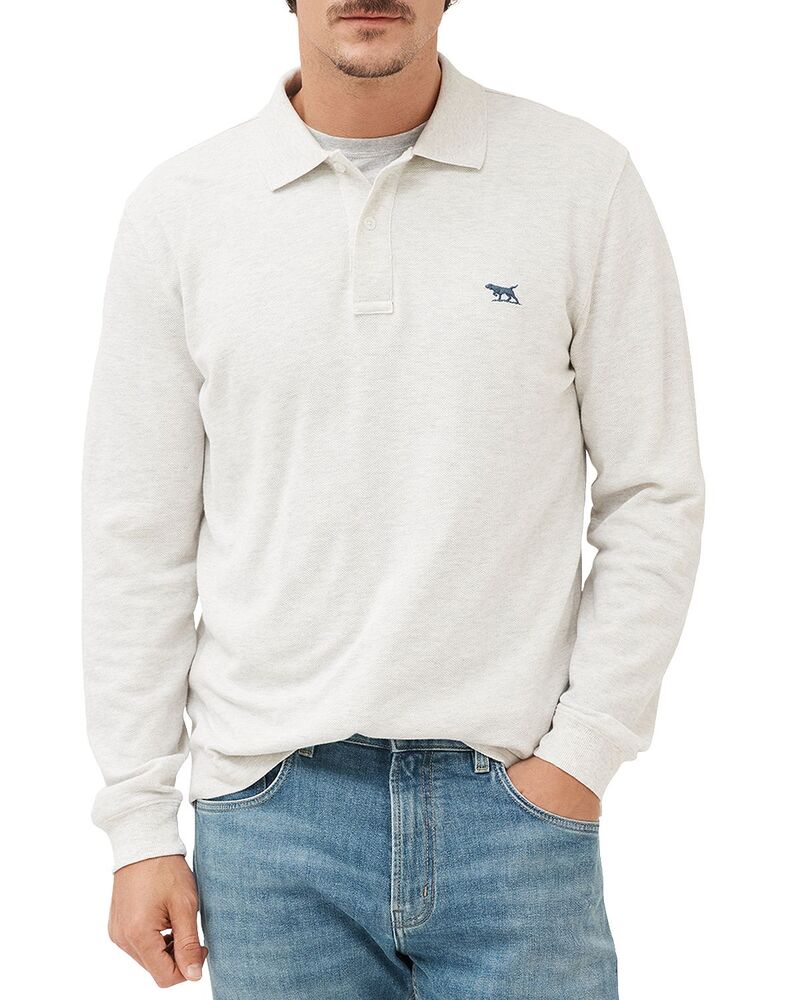 ロッドアンドグン メンズ トップス ポロシャツ Rodd & Gunn Long Sleeve Sports Fit Gunn Polo Cloud|ReVida 店