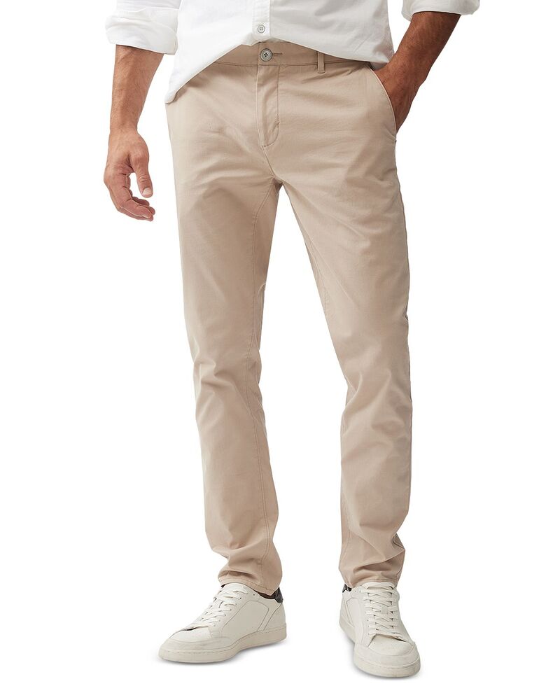 ロッドアンドグン メンズ ボトムス 心地好いズボン下 綿織物 Rodd \u0026 Gunn Cotton Blend Slim Chino Pants Pebble