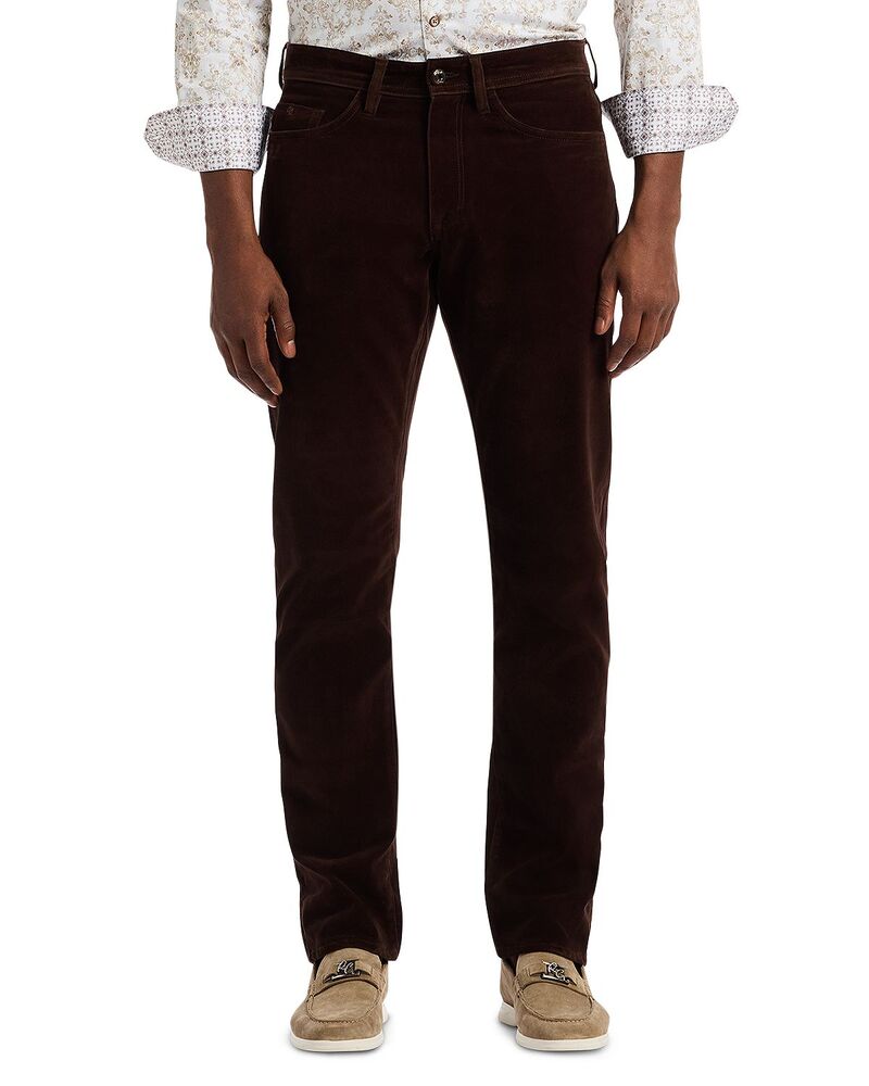 ロバートグラハム メンズ ボトムス カジュアルパンツ ベルベット Robert Graham Celestial Straight Fit Velvet Pants Brown ブラウン