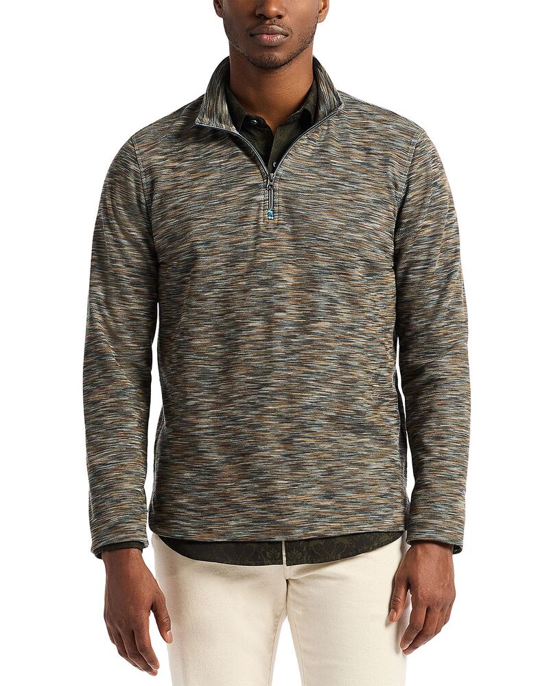 ロバートグラハム メンズ アウター 編み物・プルオーバー ハーフジップ Robert Grahamatson Quarter Zip Sweater Seafoam