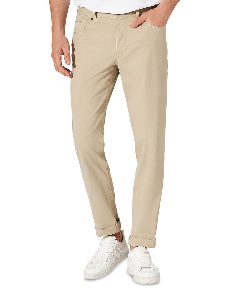 ヒルティル メンズ ボトムス カジュアルパンツ コットン HILTL Dude 5-Pocket Essential Cotton Pants Walnut