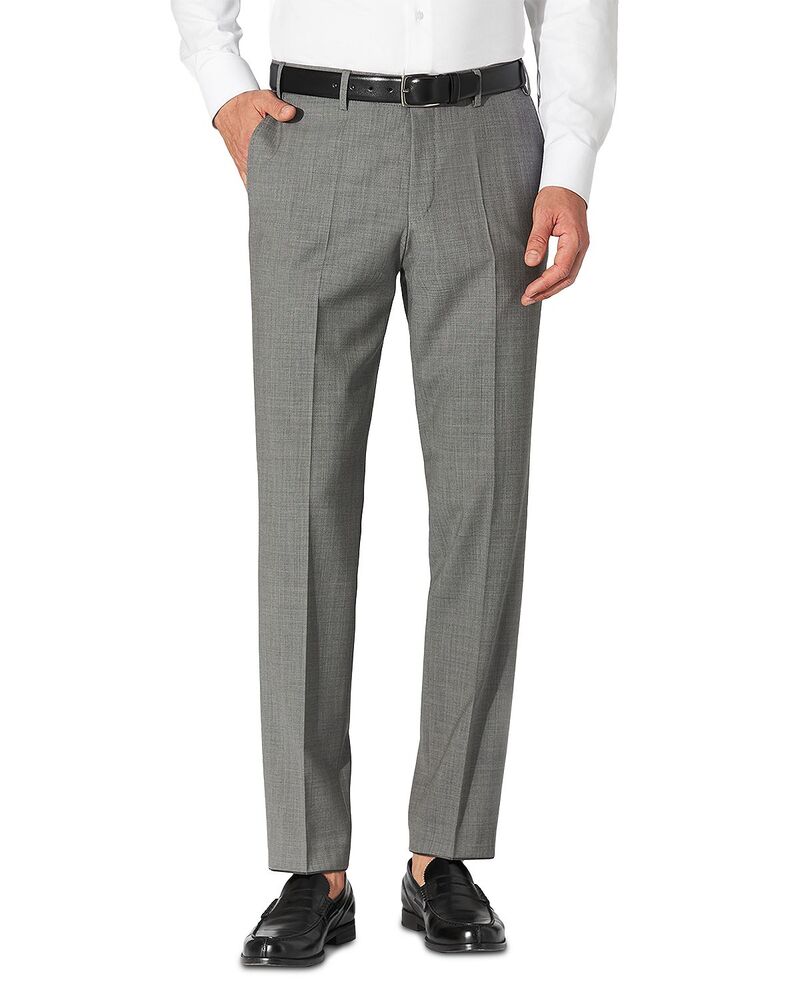 ヒルティル メンズ ボトムス カジュアルパンツ ウール HILTL Piacenza Perfetto High Twist Wool Stretch Pants Light Grey グレー