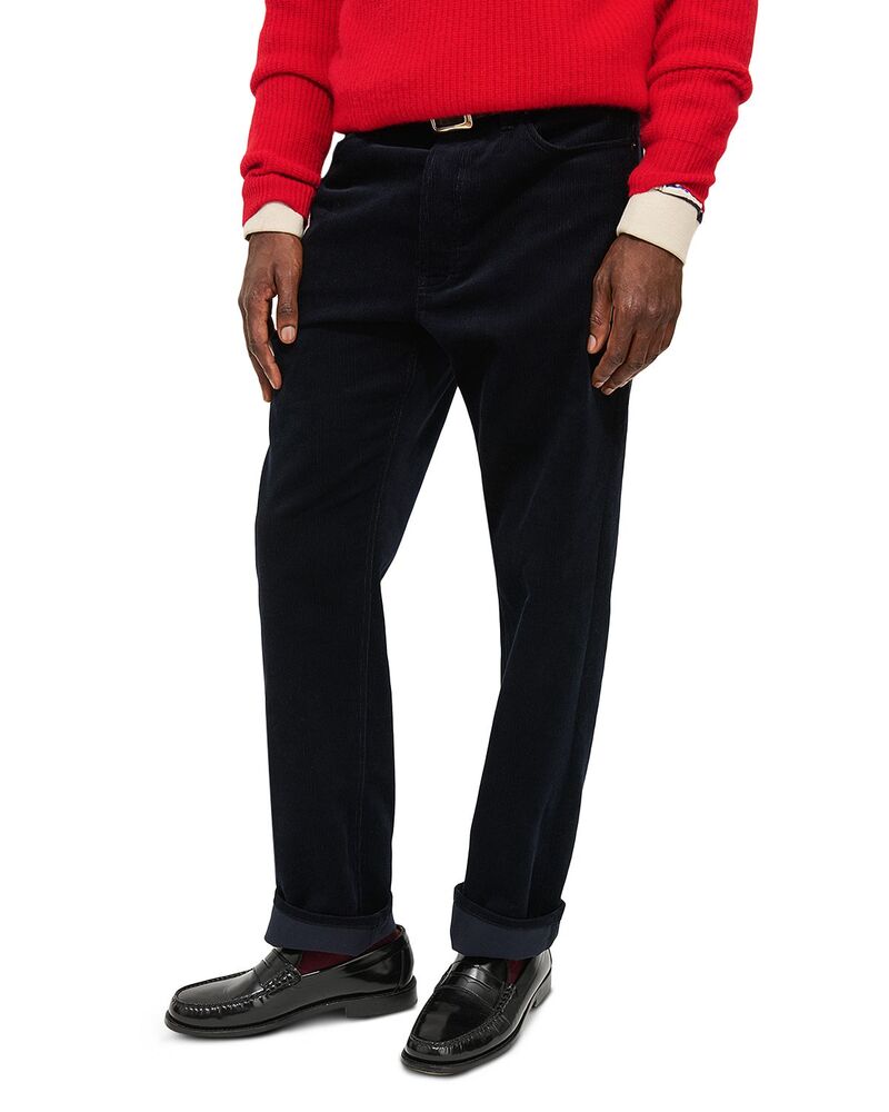アレックスミル メンズ ボトムス カジュアルパンツ コーデュロイ Alex Mill Slim Straight Fit Corduroy Pants Dark Navy ネイビー