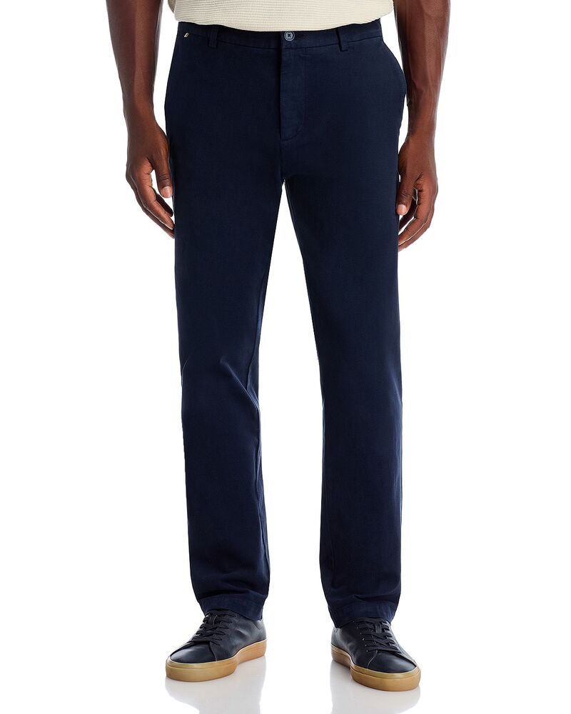元締め メンズ ボトムス 心地好いズボン下 レギュラー相応う BOSS Kane Modern Regular Fitrousers Dark Blue 青み