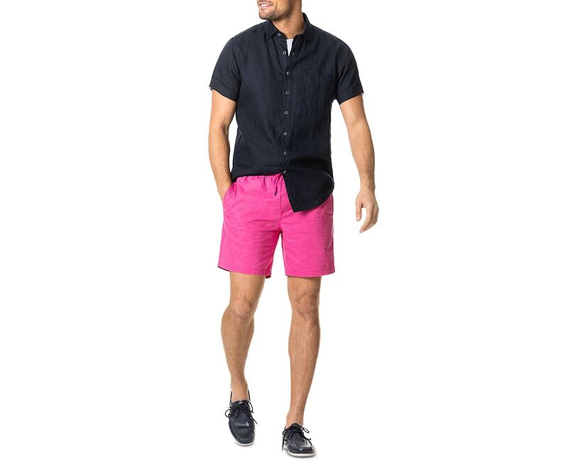 ロッドアンドグン メンズ ボトムス ハーフパンツ・ショーツ ショートパンツ Rodd & Gunn Glenmark Drawstring Shorts Geranium