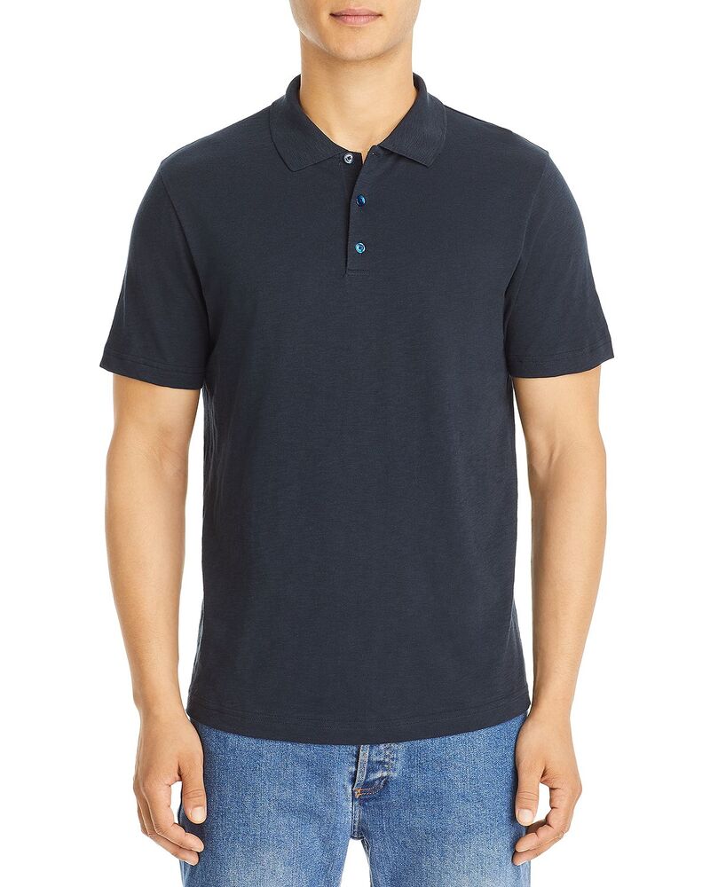 セオリー レディース トップス ポロシャツ コットン Theory Bron Polo in Cosmoslub Cotton Eclipse｜ReVida 店
