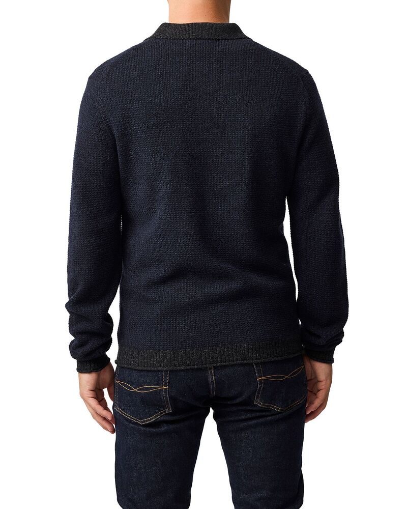 ロッドアンドグン メンズ アウター 編み物・プルオーバー スポーツシャツ Rodd \u0026 Gunn Marlin Polo Sweater Indigo インディゴ
