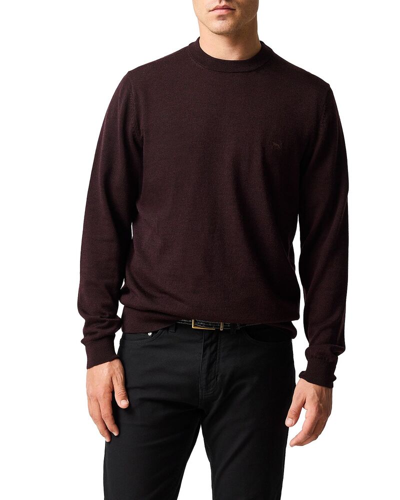 ロッドアンドグン メンズ アウター 編み物・プルオーバー 毛糸 Rodd \u0026 Gunn York Bay Merino Wool Sweater Black Fig 黒いこと