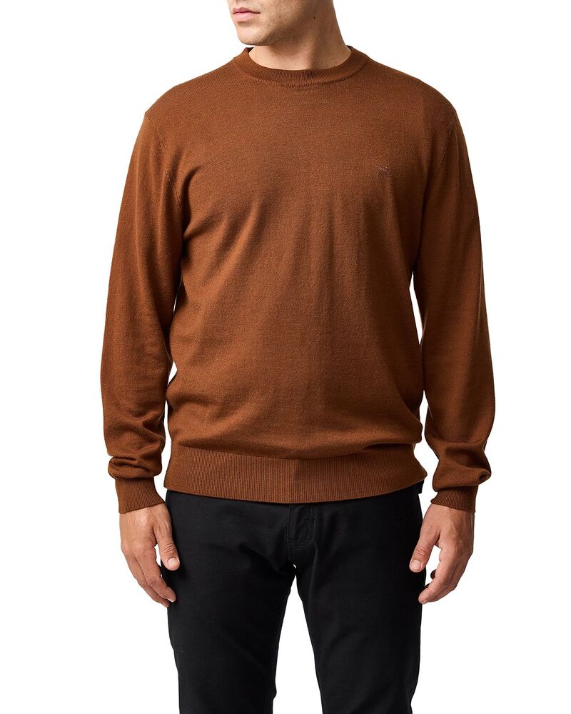 ロッドアンドグン メンズ アウター 編み物・プルオーバー 毛糸 Rodd \u0026 Gunn York Bay Merino Wool Sweater Tobacco