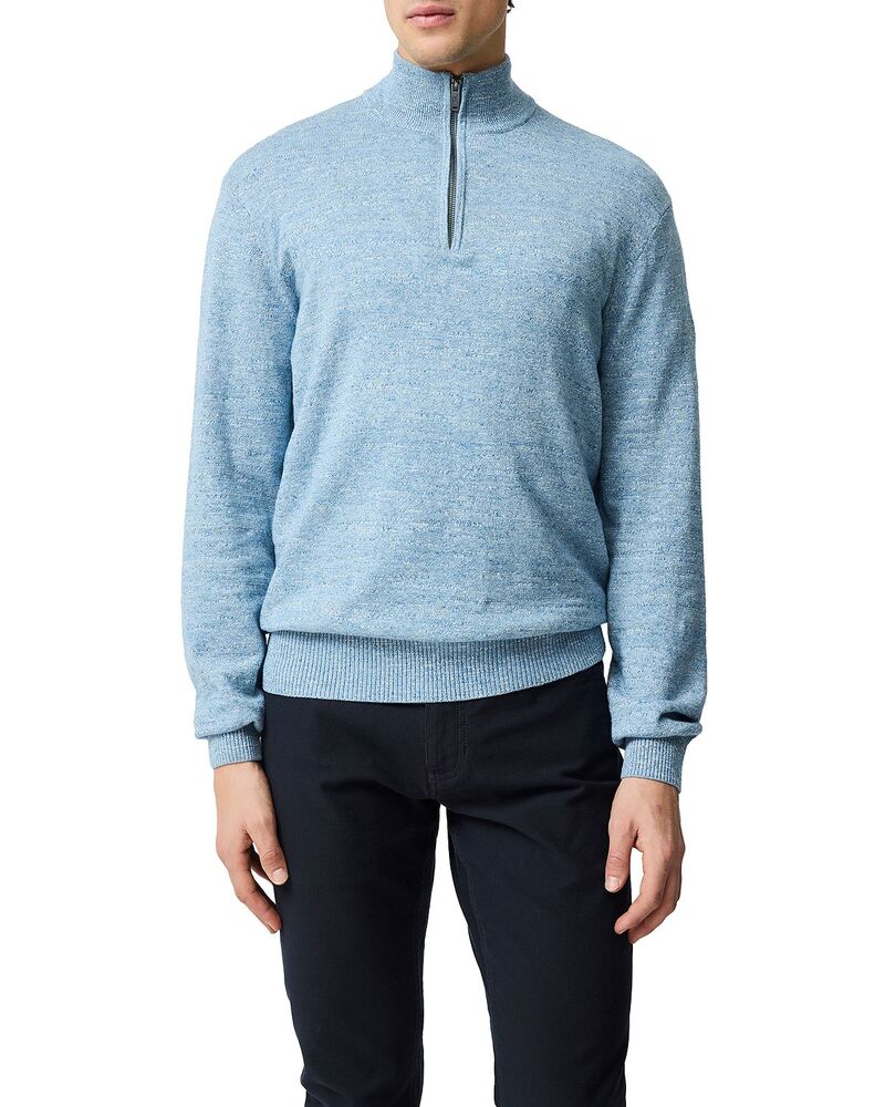 ロッドアンドグン メンズ アウター ニット・セーター Rodd & Gunn Fortrose Knit 1/4 Zip Sweater Ocean
