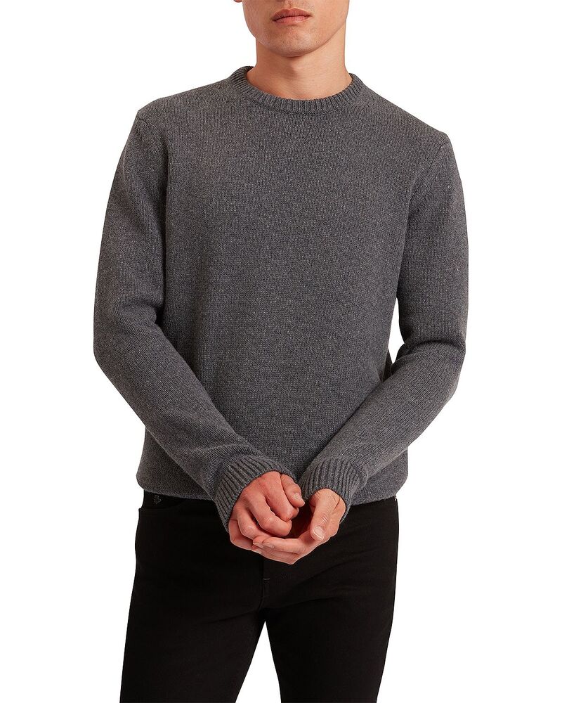 テッドベーカー メンズ アウター 編み物・プルオーバー 労働者の一団のど首 Ted Bakerost Crewneck Sweater Charcoal 暗灰色 トップス-メンズファッション-ニット・セーター