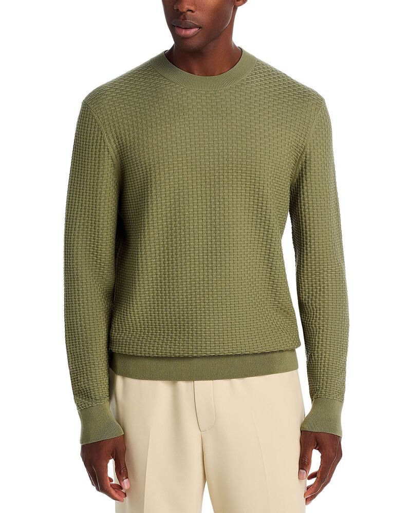 ボス メンズ アウター ニット・セーター クルーネック BOSS Crewneck Sweater Medium Green グリーン