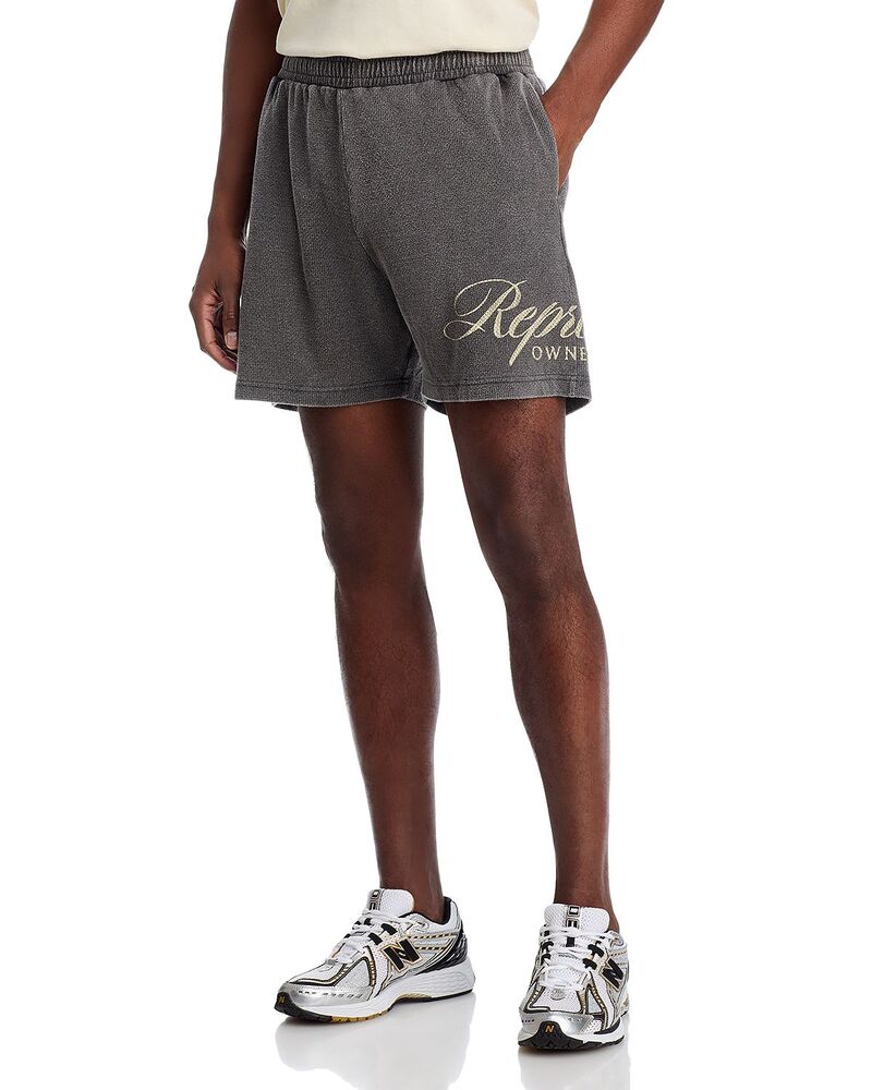 リプレゼント レディース ボトムス ハーフパンツ・ショーツ ショートパンツ ロゴ Represent Owners Club Logo Shorts Grey グレー|ReVida 店