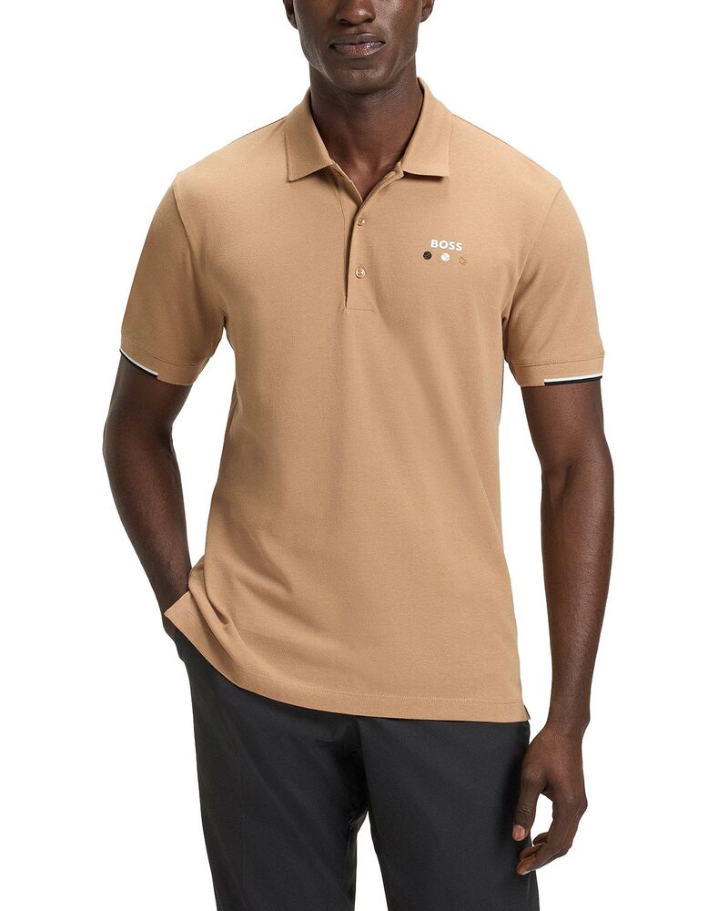 ボス メンズ トップス ポロシャツ Paddy Boss Open Polo Shirt Medium Beige ベージュ｜ReVida 店 27,170円