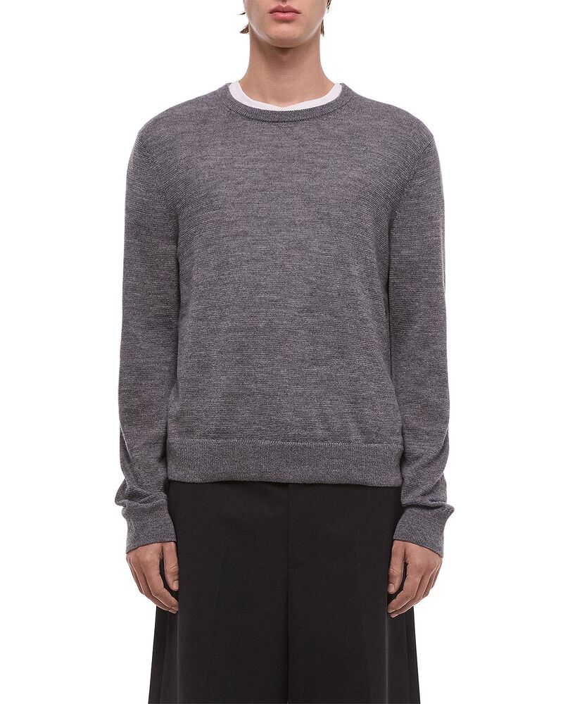 ヘルムート ラング メンズ アウター ニット・セーター クルーネック Helmut Lang Crewneck Sweater Dark Grey グレー