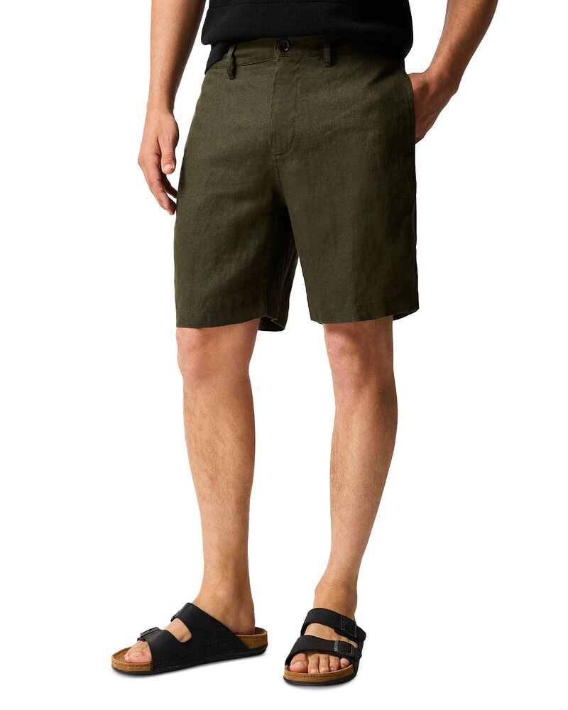 ロッドアンドグン レディース ボトムス ハーフパンツ・ショーツ ショートパンツ リネン Rodd & Gunn Resort Linen Shorts Dark Olive オリーブ