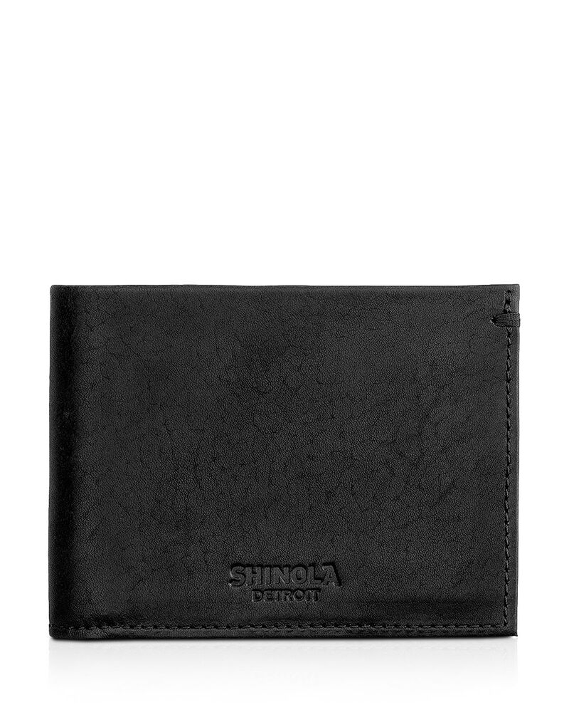 シャイノーラ メンズ アクセサリー 財布 Shinola Slim Bi-Fold Wallet Black ブラック
