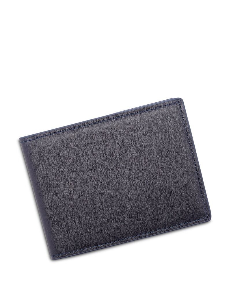 ロイス レディース アクセサリー 財布 レザー ROYCE New York LeatherFID-Blocking 100 Step Wallet Blue/Blue ブルー