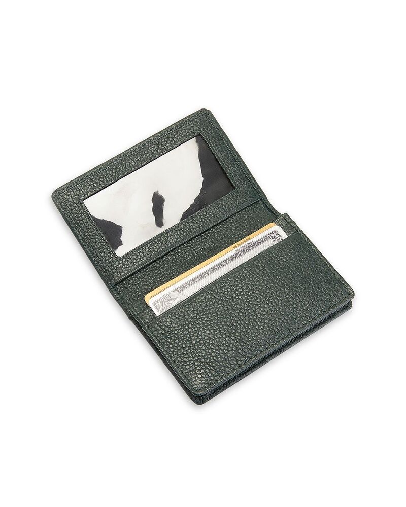 ロイス レディース アクセサリー 財布 レザー ROYCE New York Executive Leather Card Case Dark Green グリーン｜ReVida 店