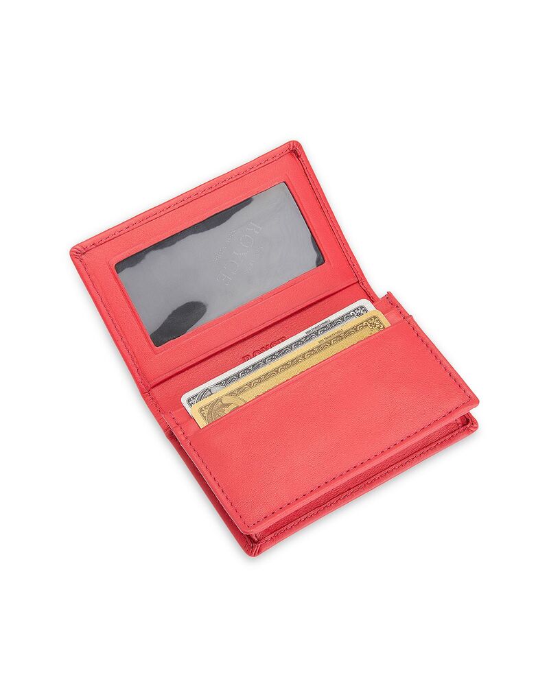 ロイス レディース アクセサリー 財布 レザー ROYCE New York Executive Leather Card Case Magenta マゼンタ
