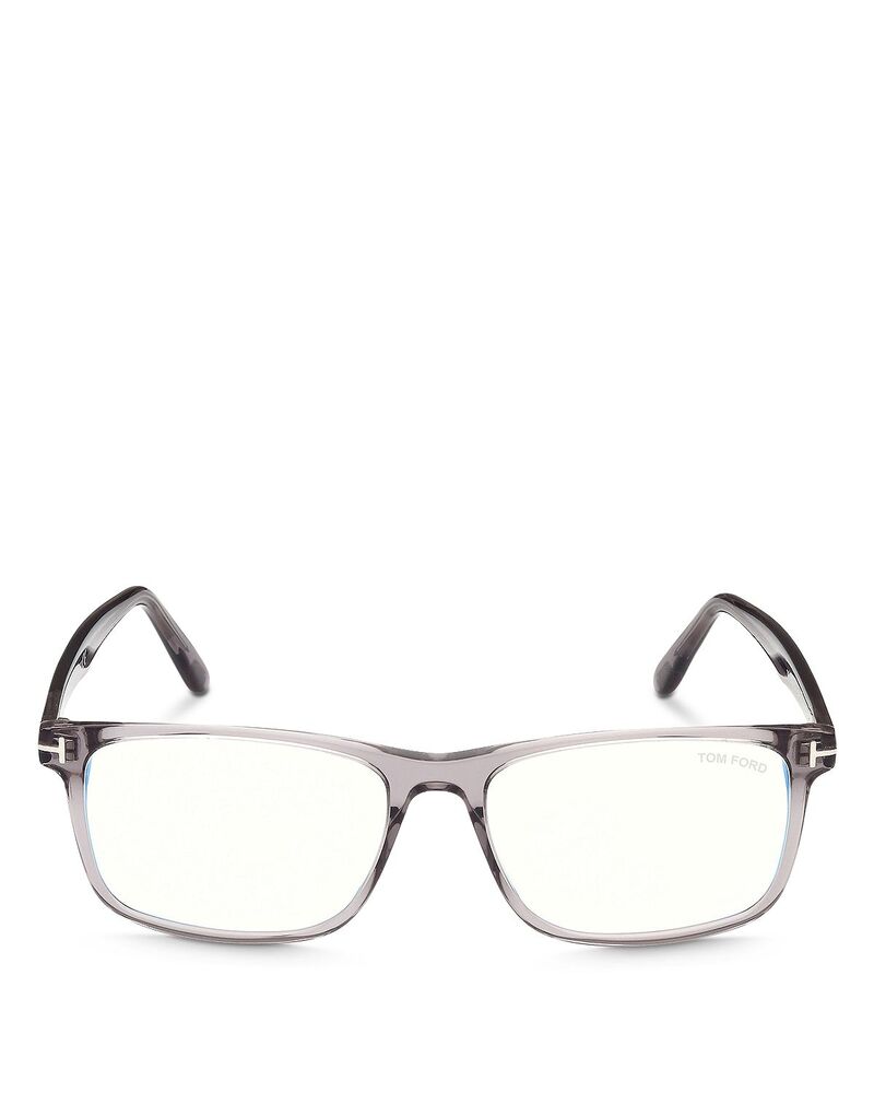 トム・フォード レディース アクセサリー サングラス・アイウェア Tom Ford Square Blue Light Glasses 55mm Gray グレー