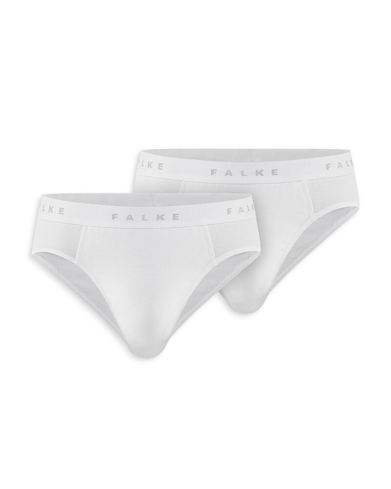 ファルケ メンズ アンダーウェア ブリーフパンツ ジャージー Falke Jersey Briefs 2 pk. White ホワイト｜ReVida 店