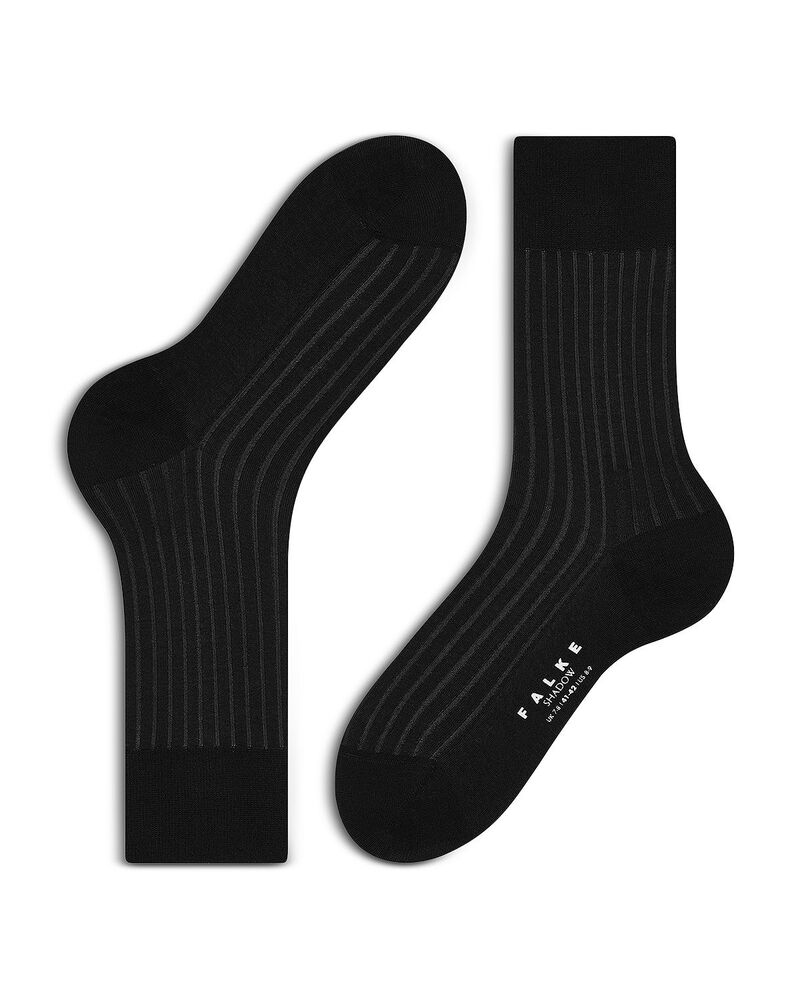 ファルケ メンズ アンダーウェア 靴下 ナイロン コットン Falke Shadow Mercerized Cotton & Nylon Dressocks Gray/White ホワイト|ReVida 店