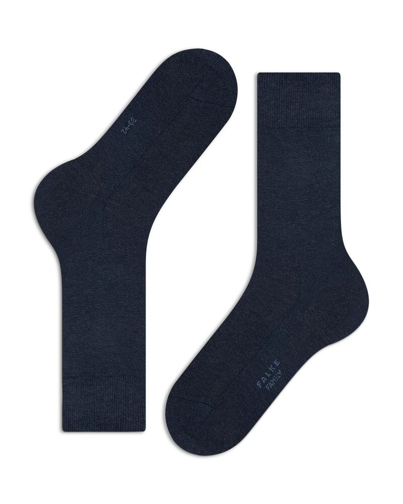 ファルケ メンズ アンダーウェア 靴下 コットン Falke Family Cotton Blend Socks Navy Melange ネイビー