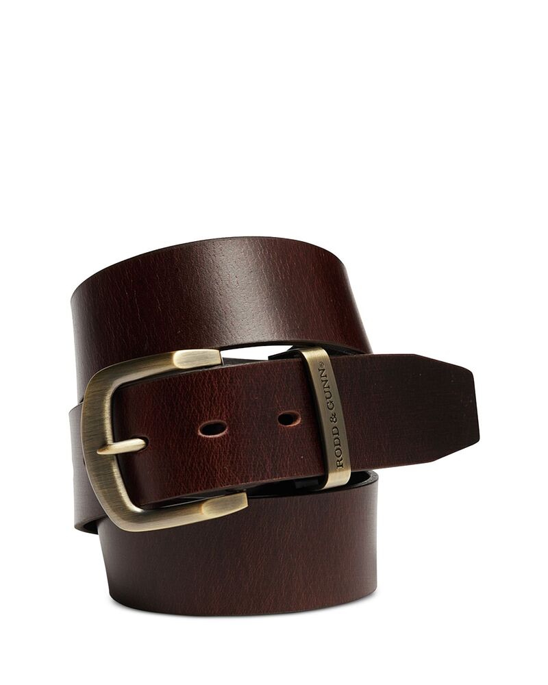 ロッドアンドグン メンズ アクセサリー ベルト レザー Rodd & Gunn Men's Farmlands Leather Belt Brown ブラウン