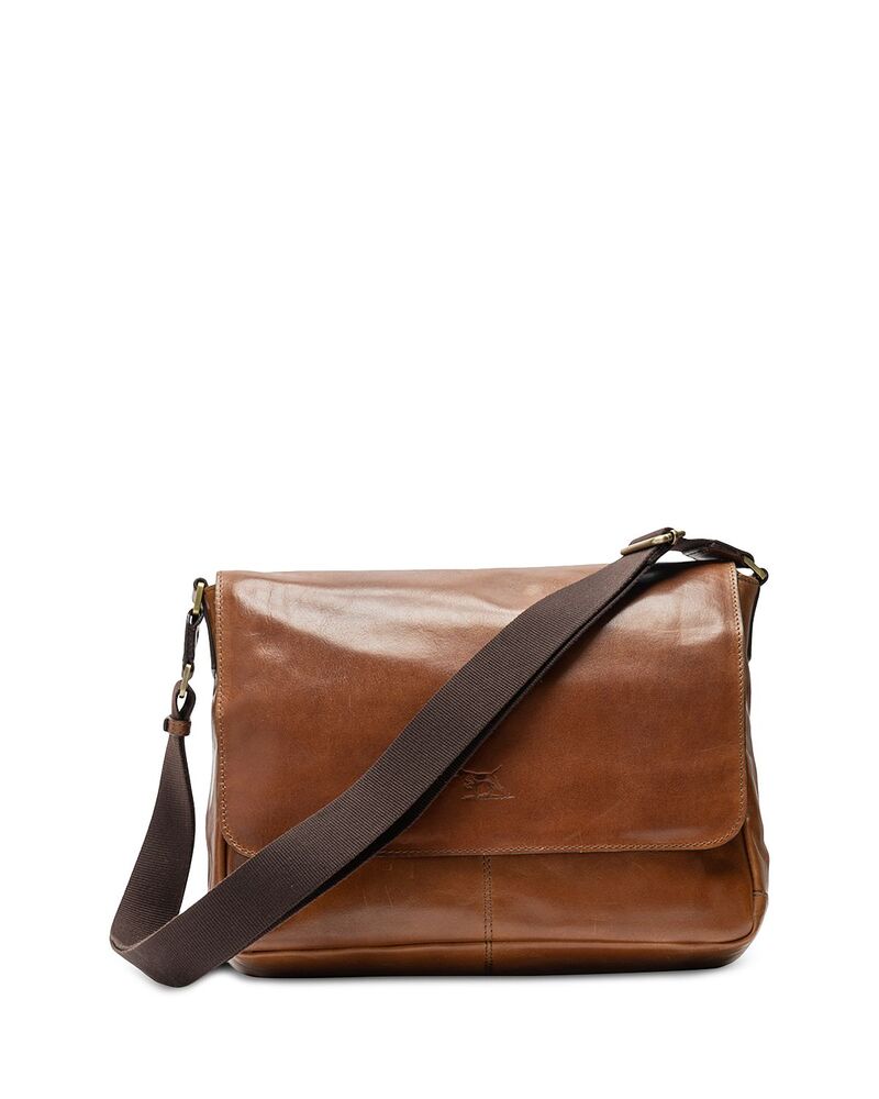 ロッドアンドグン メンズ 御徒面子 なめし革 Rodd \u0026 Gunn Cambridge Leather Messenger Satchel Cognac