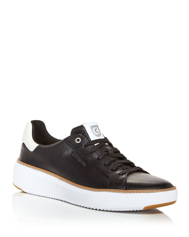 コールハーン メンズ シューズ スニーカー Cole Haan Men's GrandPr Topskin Low Top Sneakers Black ブラック 36,270円