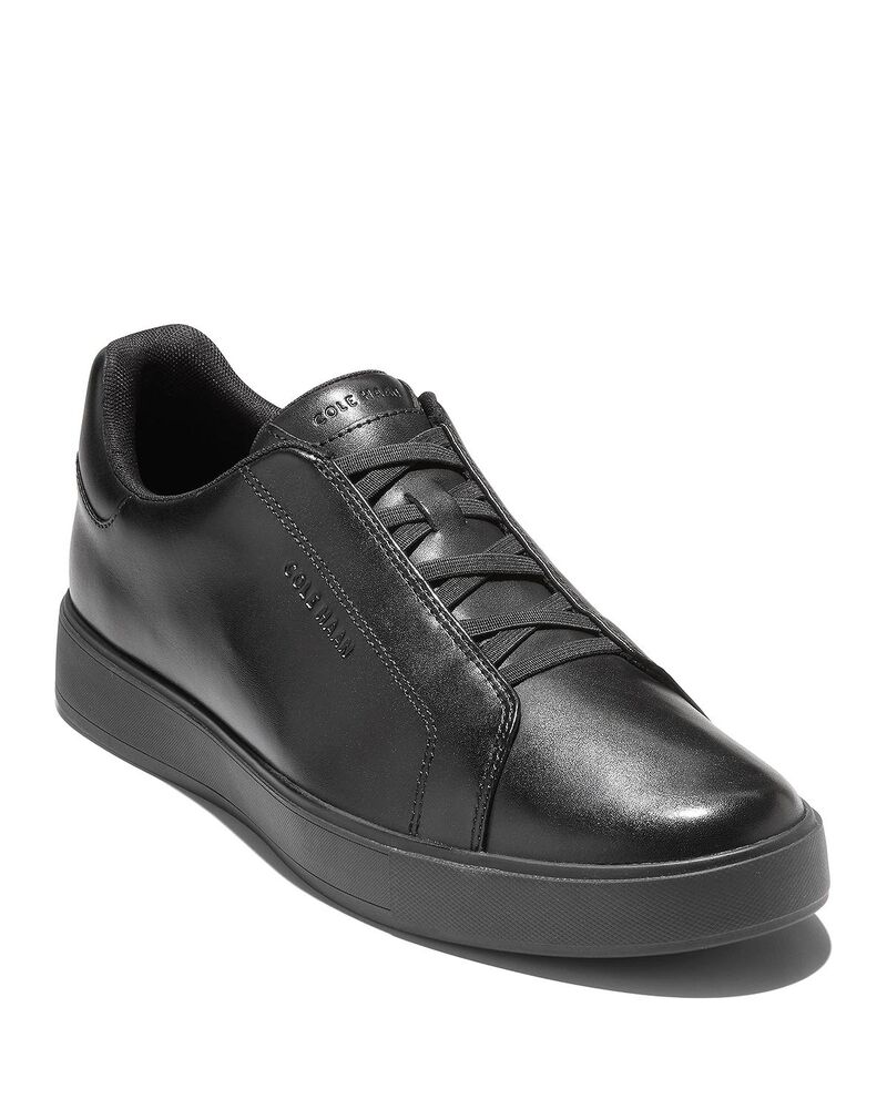 コールハーン メンズ シューズ スニーカー Cole Haan Men's GrandPr Luxe Slip-On Sneakers Black/Black ブラック