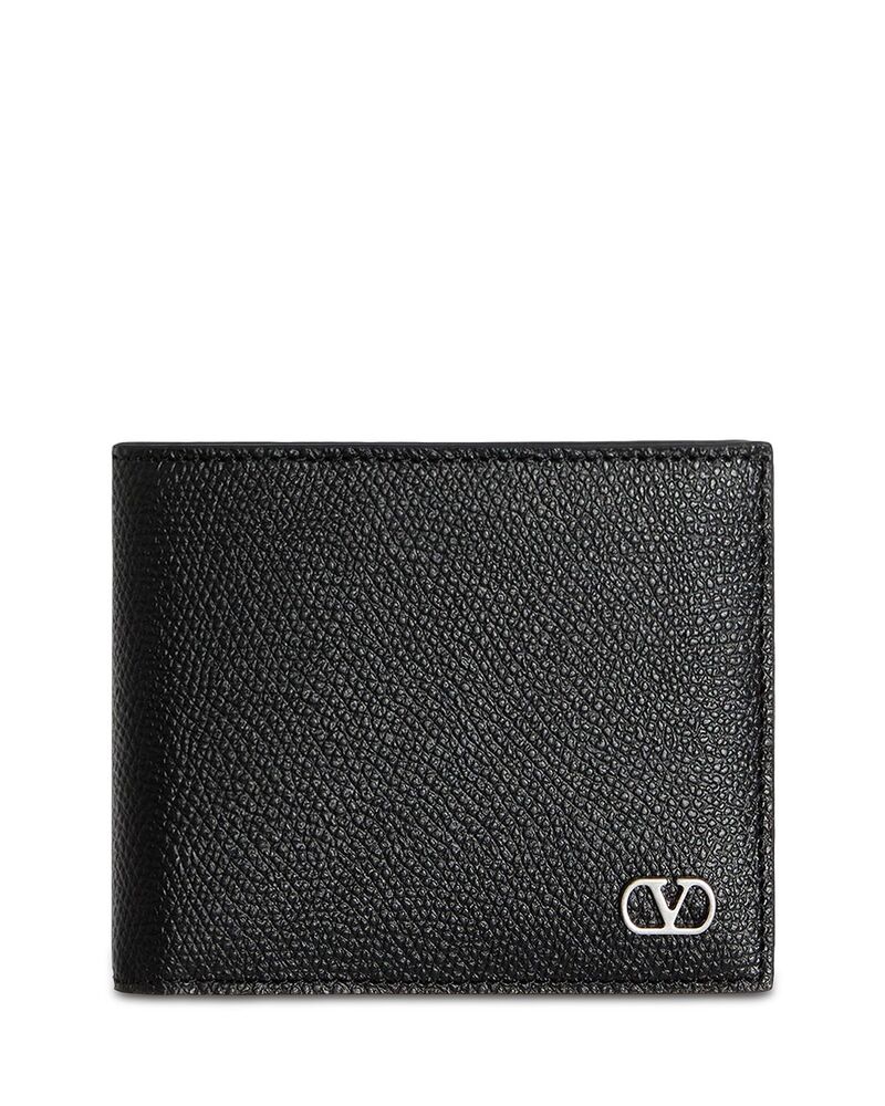 ヴァレンティノ メンズ アクセサリー 財布 レザー Valentino Garavani Leather Billfold Wallet Black ブラック 74,690円