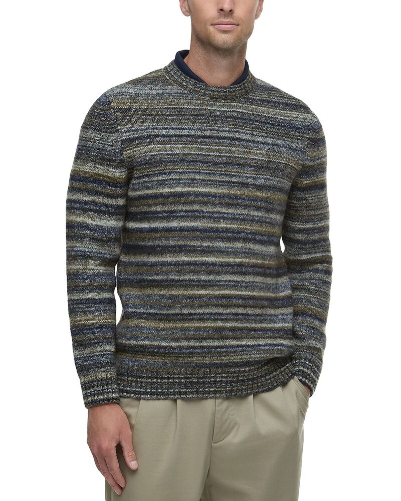 バブアー メンズ アウター ニット・セーター クルーネック Barbour Pateley Crewneck Sweater Inky Marl マール|ReVida 店