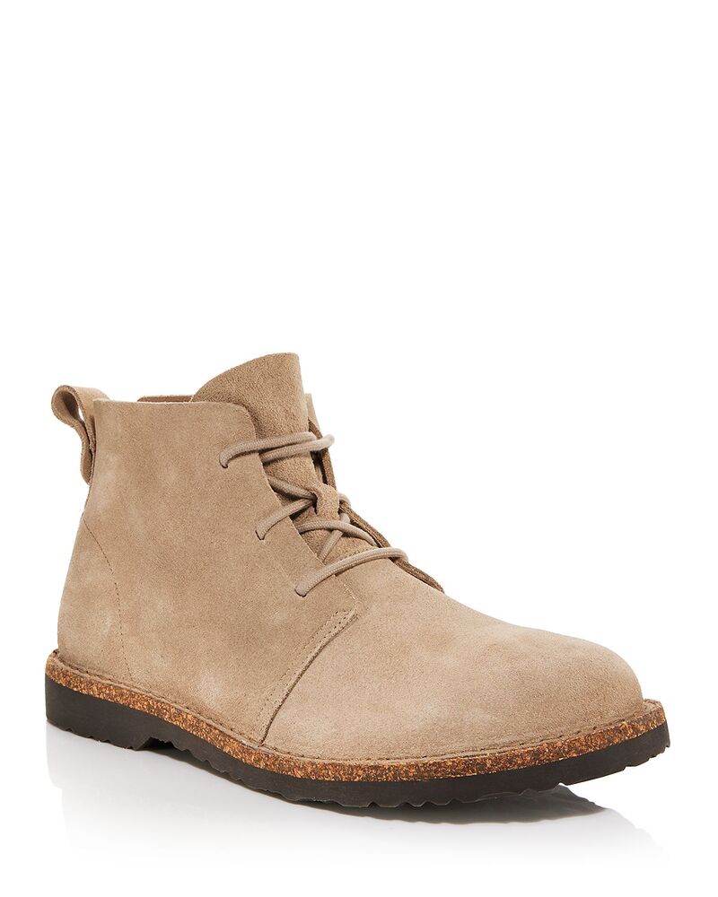 ビルケンシュトック メンズ シューズ ブーツ・レインブーツ レース Birkenstock Men's Uppsala Mid Lace Up Boots Beige ベージュ