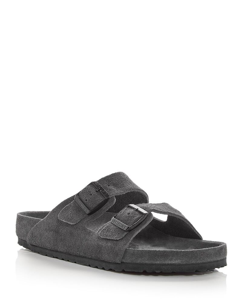 ビルケンシュトック メンズ シューズ サンダル Birkenstock Men's Arizona Slide Sandals Dark Gray グレー