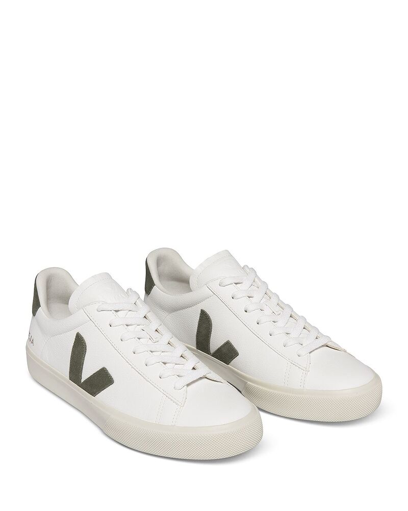 ヴェジャ メンズ シューズ スニーカー レザー VEJA Men's Campo Low Top Leather Sneakers Open White ホワイト