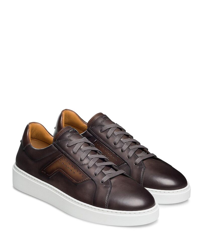 マグナーニ メンズ シューズ スニーカー レース Magnanni Men's Phoenix Lace Up Sneakers Grey グレー｜ReVida 店