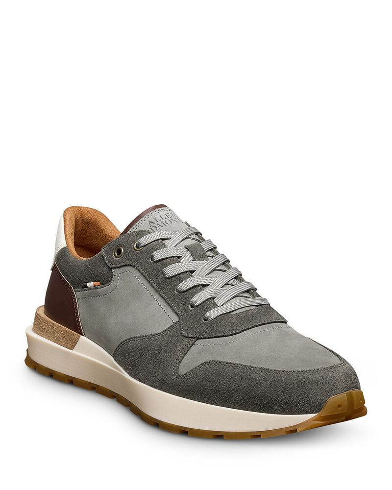 アレン エドモンズ メンズ シューズ スニーカー レザー Allen Edmonds Men\'s Lionelow Top Leather Sneakers Grey グレー|ReVida 店
