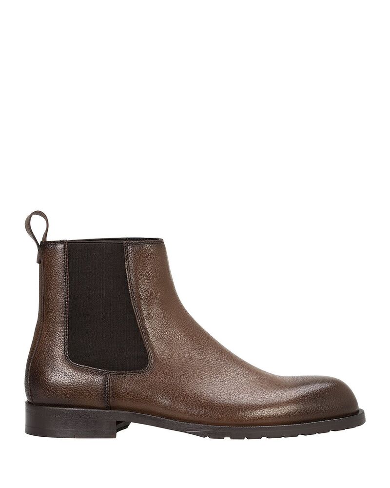 ボス メンズ シューズ ブーツ・レインブーツ チェルシーブーツ チェルシー レザー Hugo Boss Men's Tayileather Chelsea Boots Medium Brown ブラウン