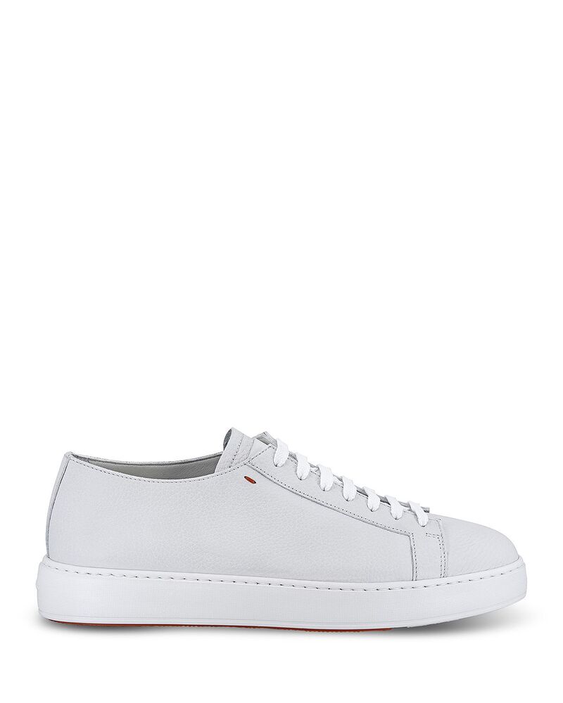 サントーニ メンズ シューズ スニーカー Santoni Men's Biking Sneakers White ホワイト
