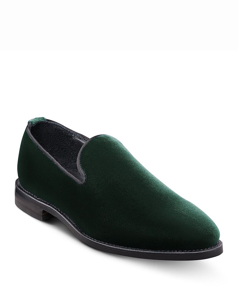 ウディアレン エドモンズ メンズ シューズ スリッポン・ローファー Allen Edmonds Men\u0027s Robinson Loafers Green Velvet 緑であること
