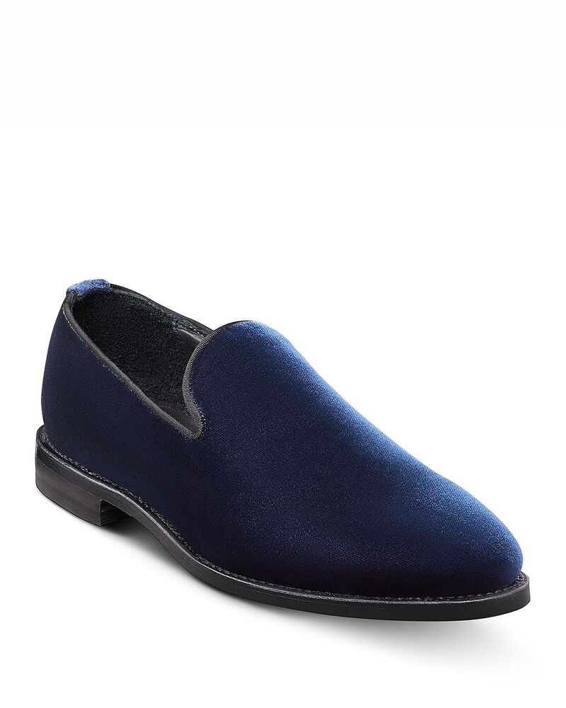 ウディアレン エドモンズ メンズ シューズ スリッポン・ローファー Allen Edmonds Men\u0027s Robinson Loafers Navy Velvet 米国海軍