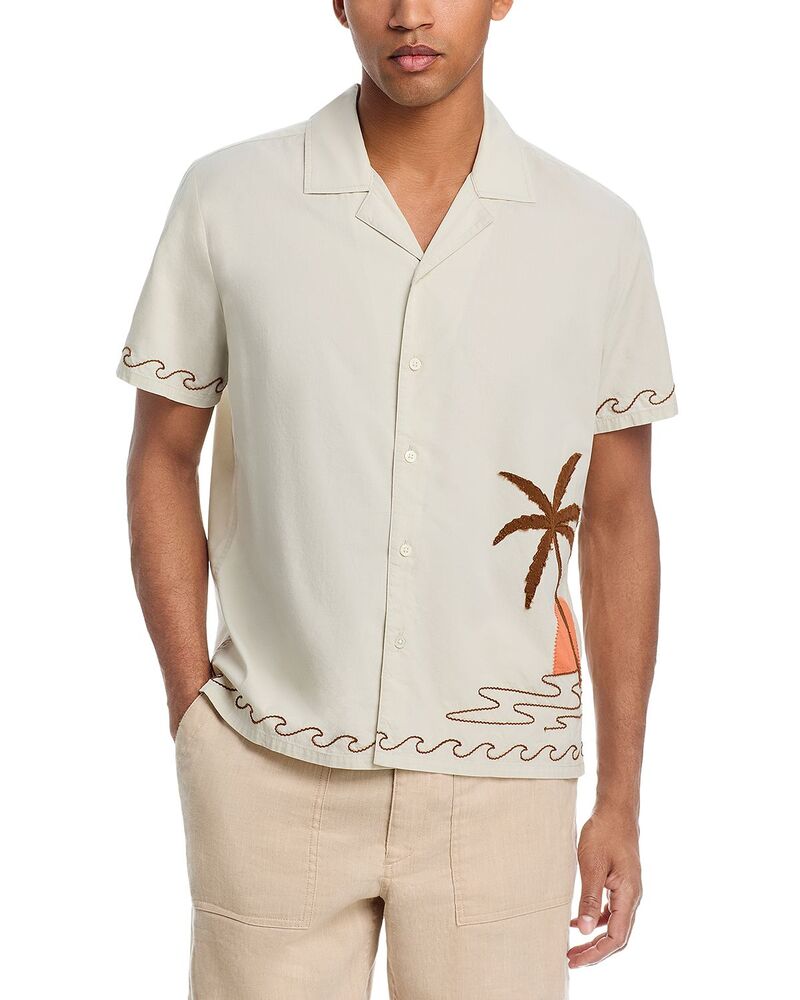レイルズ メンズ トップス シャツ Rails Gibson Short Sleeve Shirt Natural Sunset