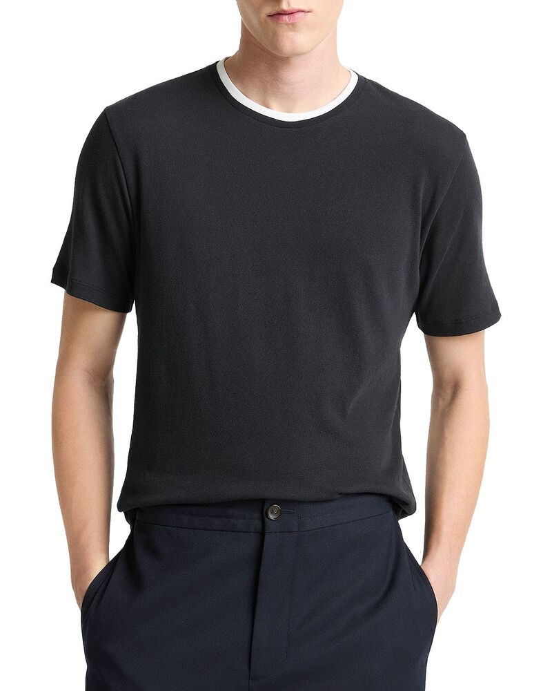 ヴィンス メンズ トップス シャツ ニット Vince Loose Knit Double Collar T-Shirt Coastal/Optic White ホワイト 26,460円