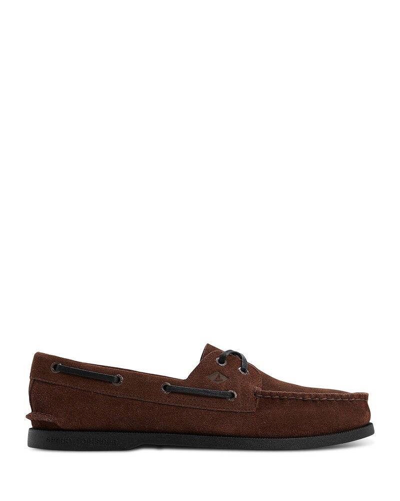 スペリー メンズ シューズ スエード Sperry Men's Authentic Original Suede Boat Shoes Dark Brown ブラウン