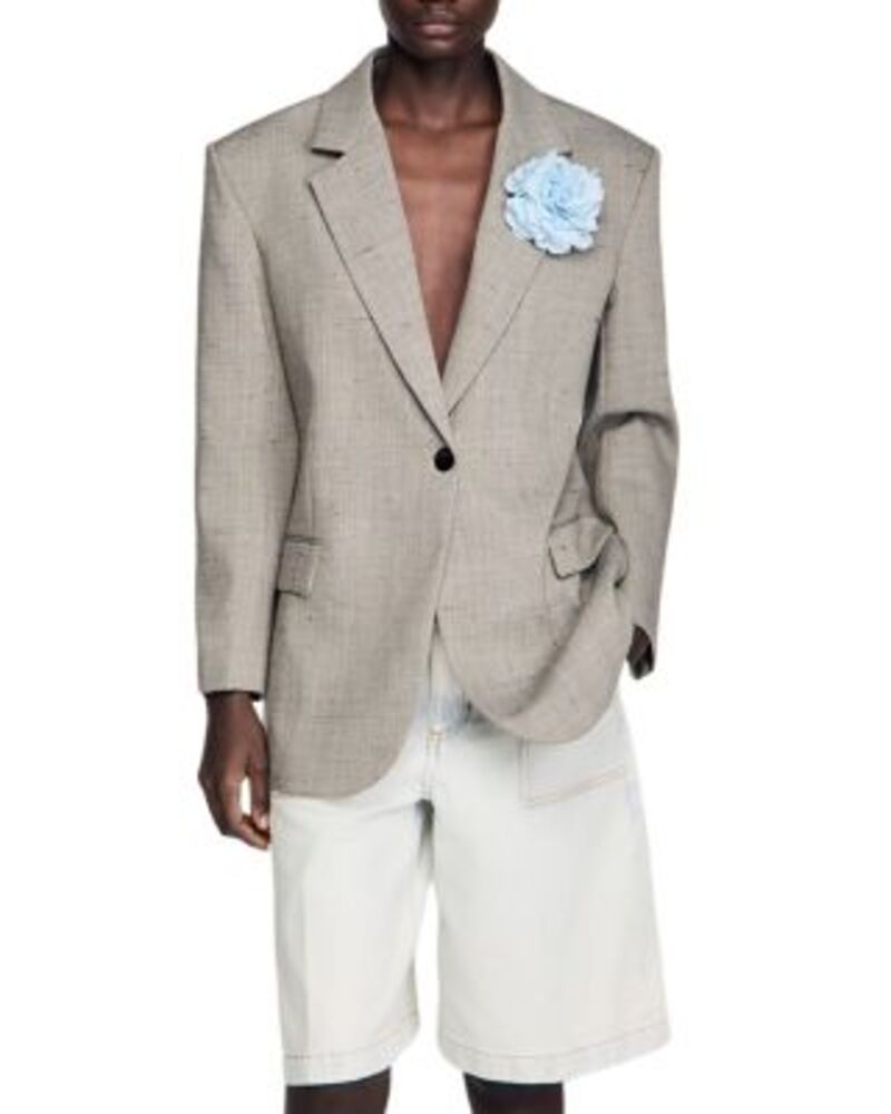 沙子ロ レディース アウター 上衣・上衣 Sandro Suit Jacket Greige