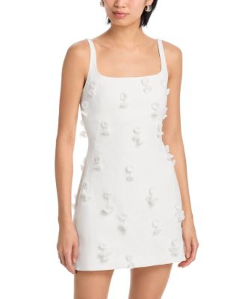 シムカイ レディース トップス ワンピース ミニ SIMKHAI Cailinn Mini Dress White ホワイト